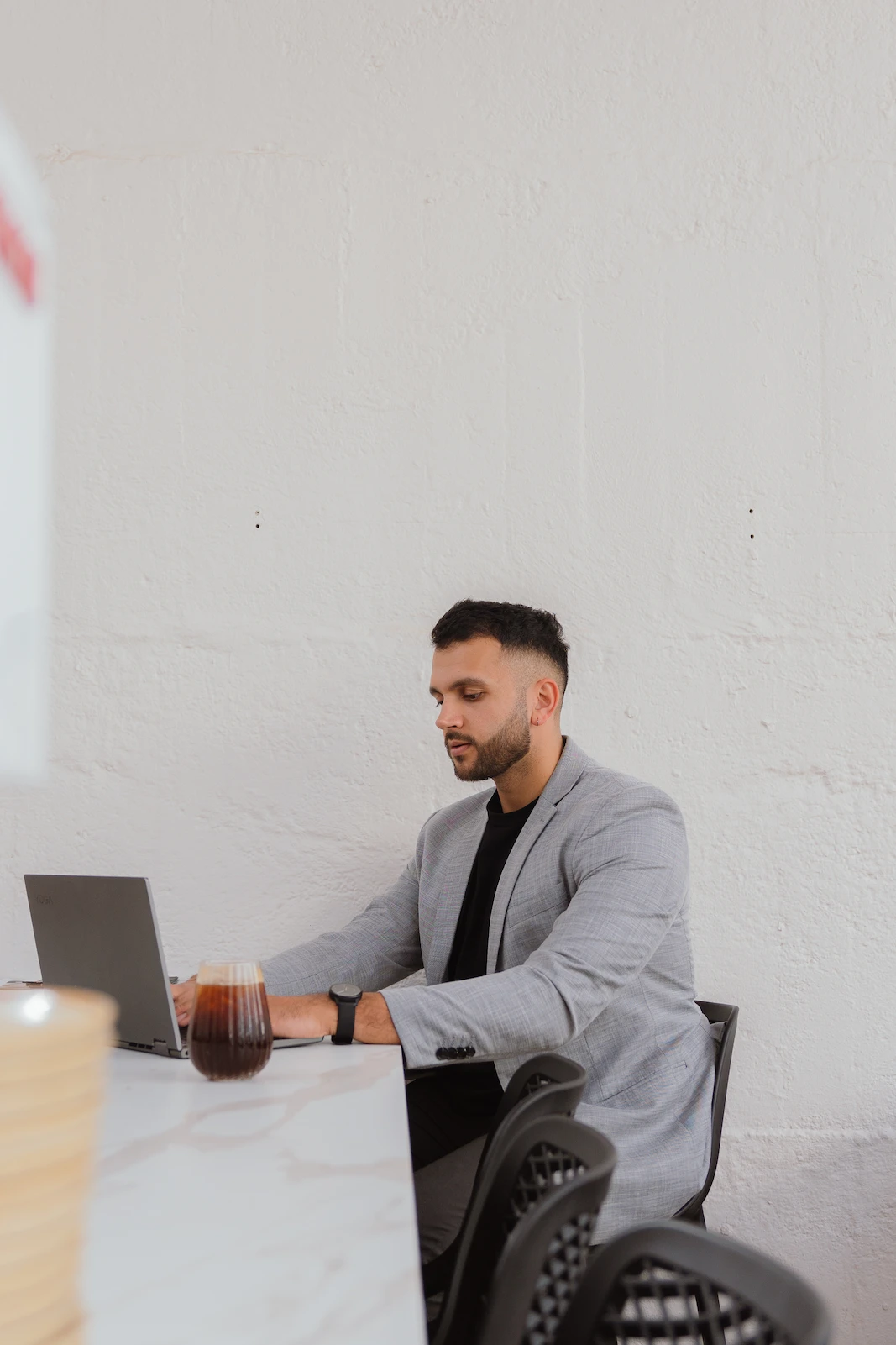 Jason Bruce Mortgage Adviser working with clients